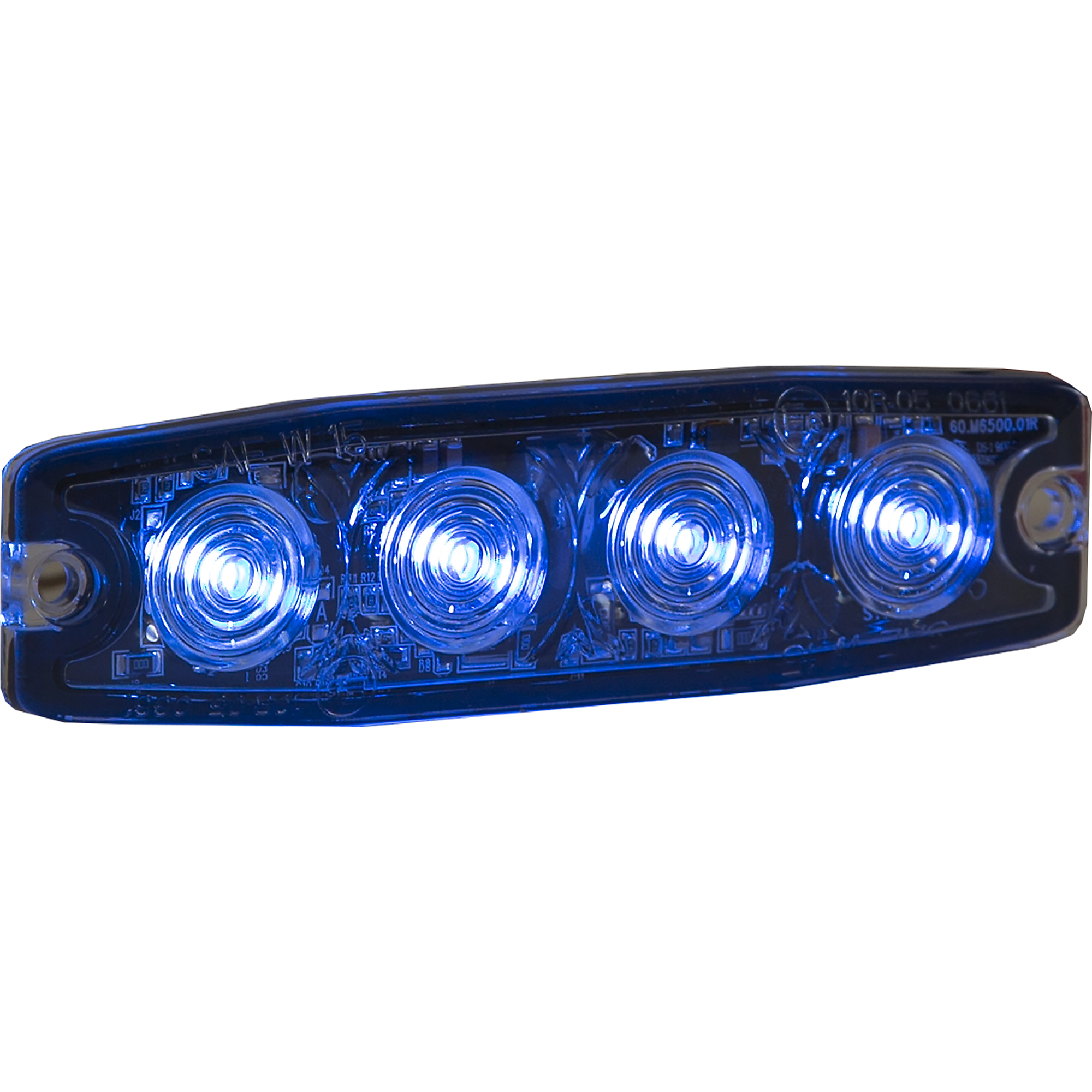 Buyers Products, 4.5in. LED Emergency Warning Flash Work Truck Strobe Light, Light Type LED, Lens Color Blue, Included (qty.) 1 Model# 8892244